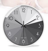 Grey & Black Modern Scandinavian Wall Clock My Wall Clock